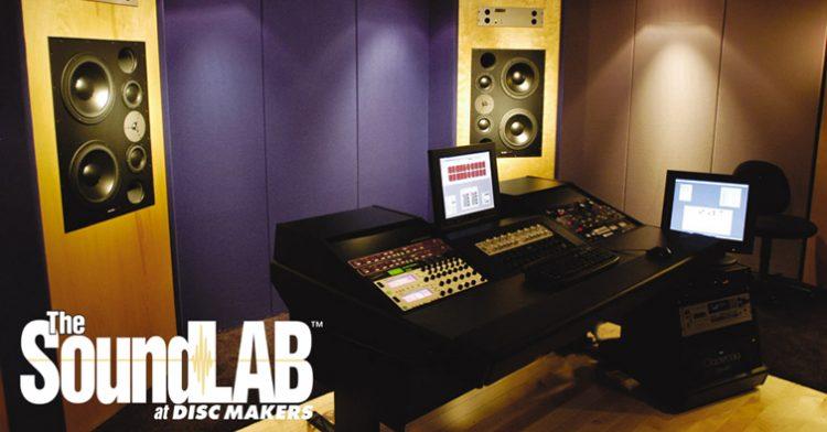 The Sound Lab at Disc Makers recording studio